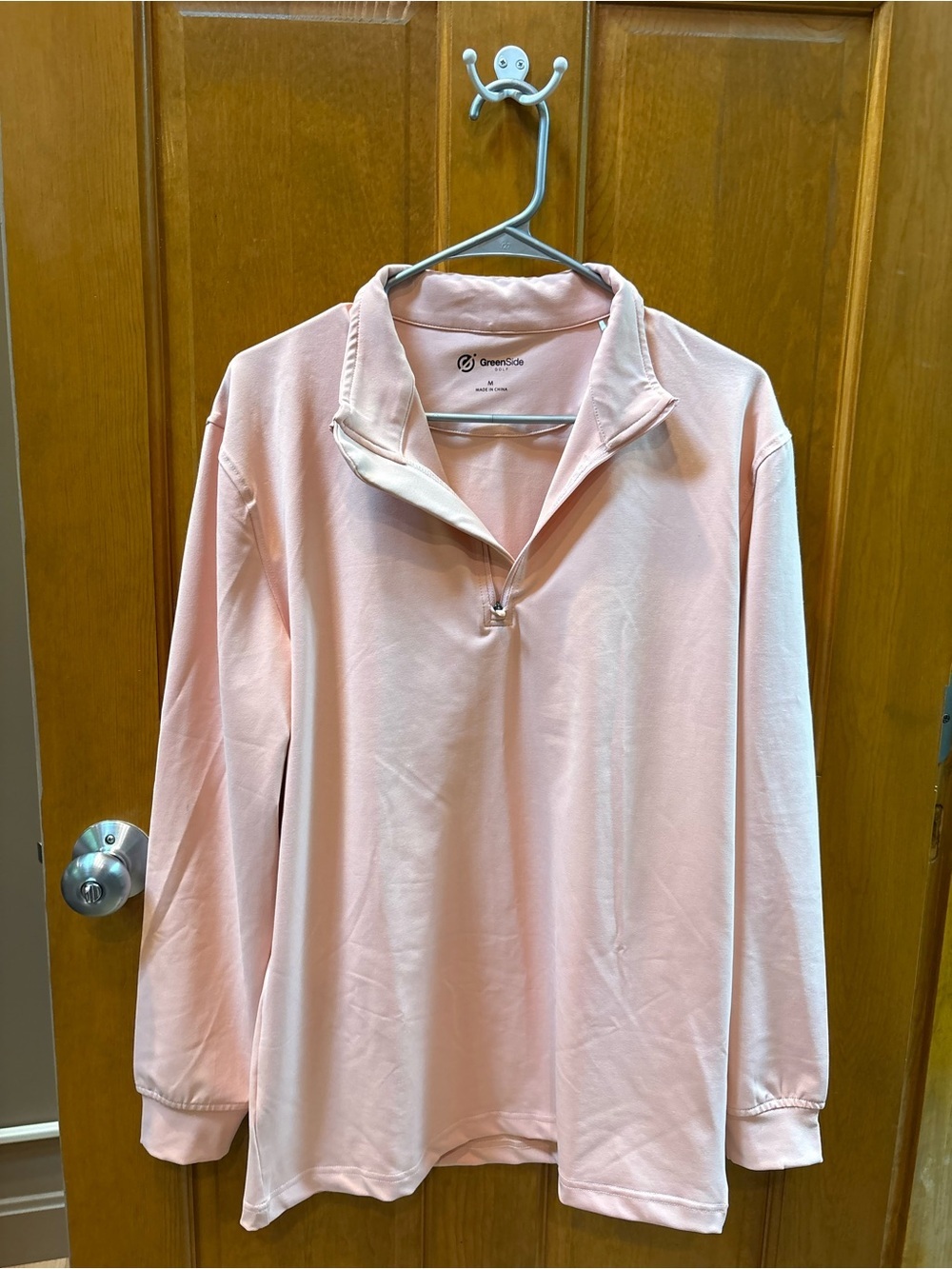 GreenSide Golf 1/4 Zip Up Men’s Pullover Pink Size Medium